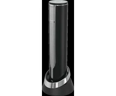 Prestigio Maggiore, smart wine opener, 100% automatic, opens iki 70 bottles without recharging, foil cutter included, premium design, 480mAh battery, Dimensions D 48*H228mm, juodas + sidabrinis color.