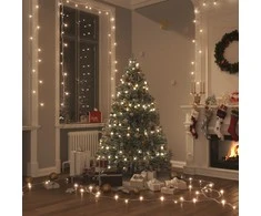 LED lempučių girlianda, 40m, PVC, 400 šiltos baltos spalvos LED