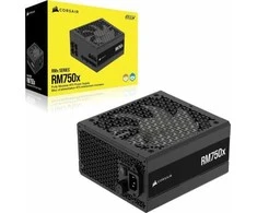 CORSAIR RMx serijos RM750x 750 vatų ATX 3.0 80 PLUS GOLD sertifikuotas visiškai modulinis maitinimo šaltinis