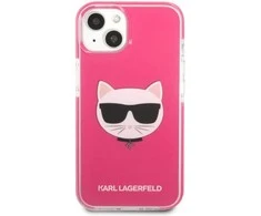 Apple iPhone 13 Karl Lagerfeld dėklas Choupette Head (KLHCP13MTPECPI) rožinės spalvos