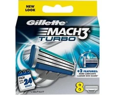 Gillette - Mach 3 Turbo Blades 8 Pcs