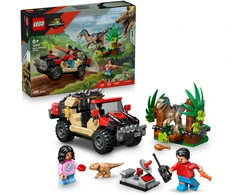 LEGO® Jurassic World Velociraptorius ir pabėgimas visureigiu (76972)