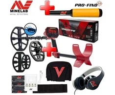 Minelab Vanquish 540 PRO (2 Ritės, akumuliatoriai, ausinės) +Pro-Find 15