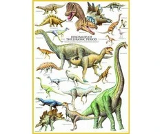 Eurographics DĖLIONĖ "JUROS PERIODO DINOZAURAI". 1000 DETALIŲ
