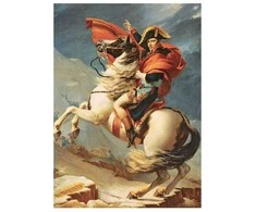 Dėlionė Napoleonas, kertantis Alpes, 1000