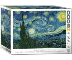 Dėlionė Žvaigždėta naktis Vincent van Gogh (Vincentas van Gogas) 5000
