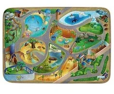 Kilimas Ultra Soft „Zoologijos sodas“ 100x150cm