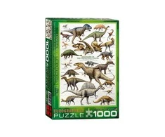 Dėlionė Eurographics KREIDINIO PERIODO DINOZAURAI 1000D.