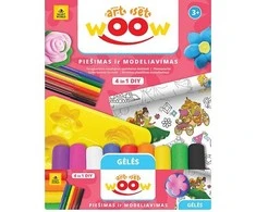Kūrybinis rinkinys WOW 4 in 1 „Gėlės”