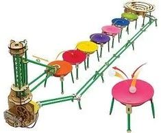 Medinis konstruktorius-„Bounce Marble Run”