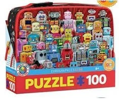 Pietų dėžutė – dėlionė „Robotai” 100 d.