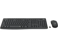Belaidė klaviatūra su pele Logitech MK295, UK išdėstymas, juodos spalvos