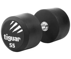Profesionalus PU svarmuo / hantelis TIGUAR 1–70 kg (Svoris: 55 kg)