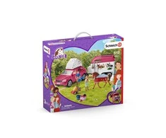 Schleich Horse Club 42535 Horse Adventure w. Automobilis ir priekaba