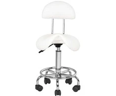 Activeshop Kosmetologinė meistro kėdutė STOOL BEAUTY 3 Baltas