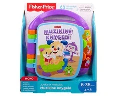 Fisher price Muzikinė knygelė (Lietuviškai įgarsintas)