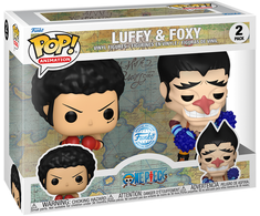 Funko POP! One Piece Luffy &amp; Foxy 2 pack exclusive