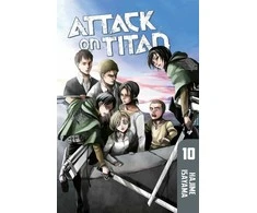 KNYGA Komiksas Manga Attack on Titan Vol 10