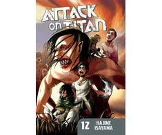 KNYGA Komiksas Manga Attack on Titan Vol 12