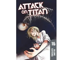 Komiksas Manga Attack on titan Vol 16