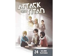 KNYGA Komiksas Manga Attack on titan Vol 24
