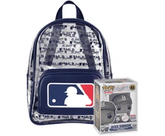 Kuprinė MLB with Figūrėle Funko POP! MLB Dodgers Jackie Robinson Exclusive
