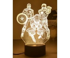 Lempa 3D Led Marvel