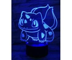 Lempa 3D Led Pokemon Bulbasaur