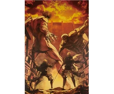 Plakatas Attack on titan