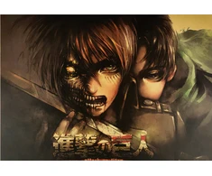 Plakatas Attack on titan