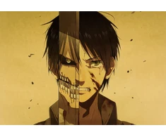 Plakatas Attack on titan
