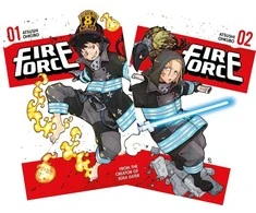 KNYGA Rinkinys Komiksai Manga Fire Force vol 1, 2