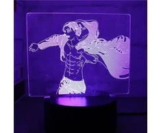 Vaikiškas šviestuvas 3D Led Sailor moon