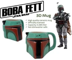Pyramid Gaya Entertainment Star Wars Boba Fett 3D puodelis 385ml