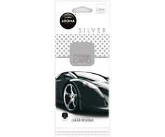 Aroma automobilio oro gaiviklis Prestige Card Sidabrinis 6g