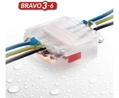 Bravo 3-6 gelbox dėžutė su geliu, IP 68, komplekte su jungtim