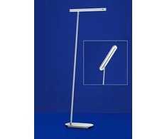 LED toršeras, matinio nikelio spalvos su chromo akcentais
