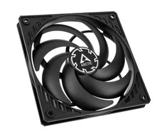 ARCTIC P12 SLIM PWM PST korpuso ventiliatorius, 4-pin, 120mm, siauras, juodas