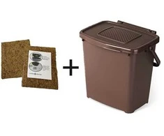 Isort (7 l) šiukšliadėžė su mikrobiologiniu filtru maisto atliekoms + 2 papildomi filtrai