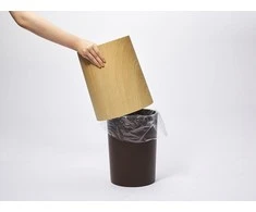 Japoniška šiukšliadėžė Ideaco Tubelor Homme, 11.4L, spalva - oakwood
