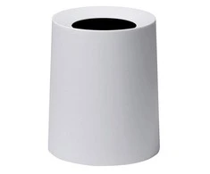 Japoniška šiukšlių dėžė Ideaco Tubelor Homme, 11.4L, šviesiai pilka (matinė)