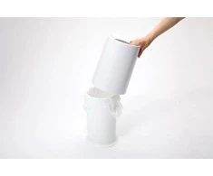 Japoniška šiukšlių dėžė Ideaco Tubelor, 6L, balta (blizgi)