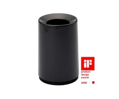 Japoniška šiukšlių dėžė Ideaco Tubelor, 6L, juoda (blizgi)
