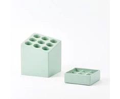 Japoniškas 9-ių lietsargių stovas Ideaco Cube, žalias (mėta)