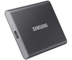 Išorinis kietasis diskas SSD SAMSUNG T7/2TB/USB 3.2/Rašymo greitis 1000 MB/sek/Skaitymo greitis 1050 MB/sek/MU-PC2T0T/WW