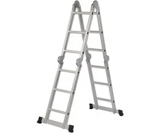 Kopėčios HERVIN EQUIPMENT, alium. daugiafunkcės, 4x5 pakopų, 2760-5730 mm, AM0220A