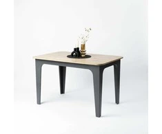 Bond Artisan Oak pietų stalas, antracitas, 120 cm
