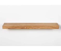 Sieninė lentyna 80 cm, aliejuotas ąžuolas