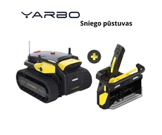 Belaidis robotas su sniego pūstuvo moduliu YARBO
