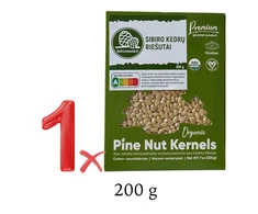 Kedrų riešutai 0,2kg